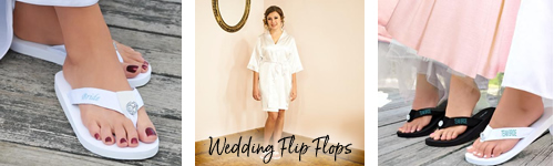 wedding flip flops